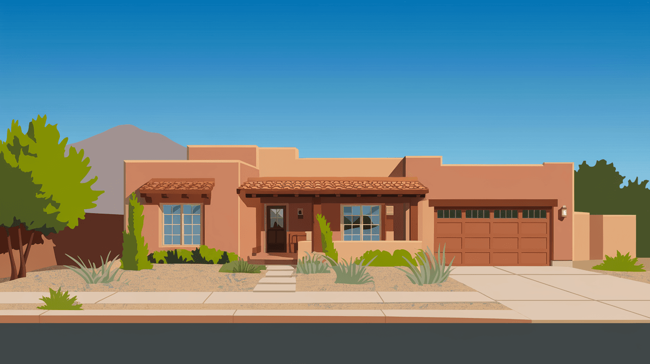 A Saturday morning scene at the Downtown Albuquerque Growers Market with fresh green chile, local produce, and vendors under white canopy tents at Robinson Park
