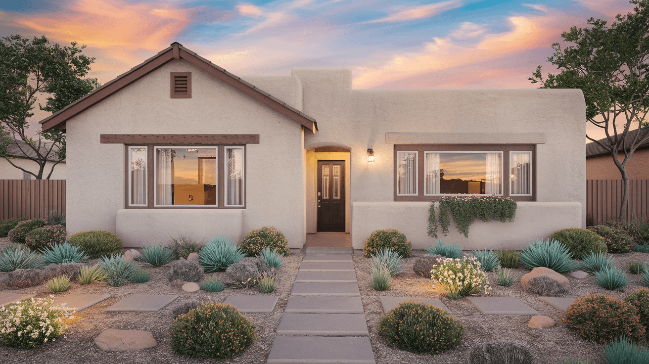 Well-maintained duplex rental property in Albuquerque