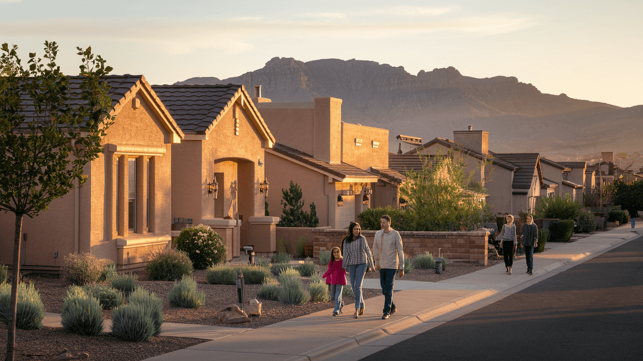 Family-friendly Northeast Heights neighborhood with Sandia Mountain views